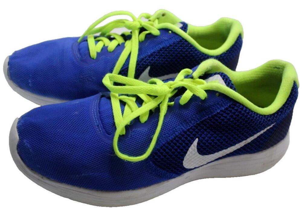 Nike Revolution 3 Shoes Mens Size 7.5 Blue Volt Mesh Running 819300-403
